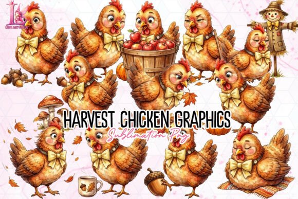 Download Harvest Chicken Graphics PNG - Premium Resources