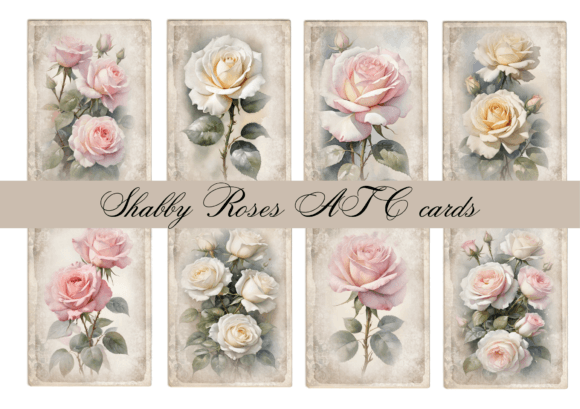 Download Shabby Roses ATC Cards - Atc Collection