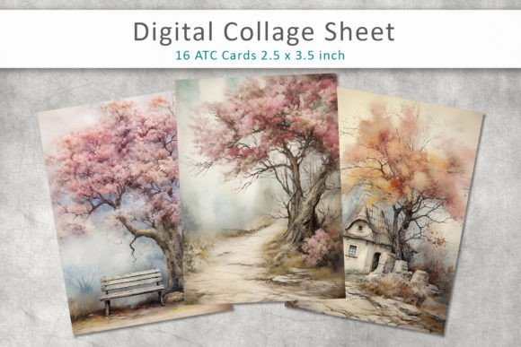 Download Old House Tree ATC Cards - Atc Collection