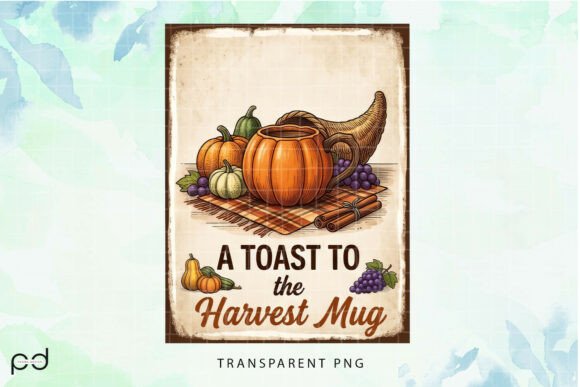 Download A Toast to the Harvest Mug Graphics - Premium Bundle