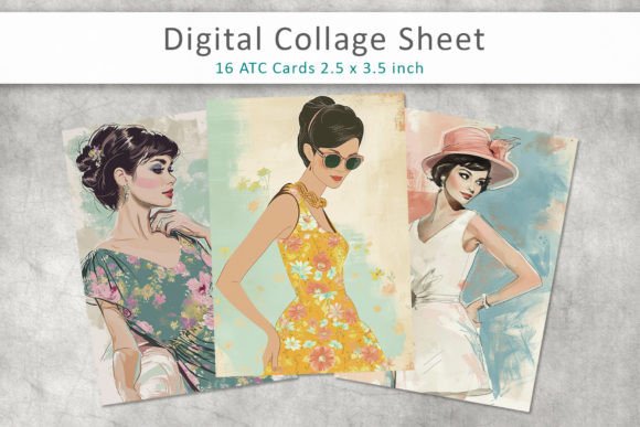 Download Woman Fashion ATC Cards - Atc Collection